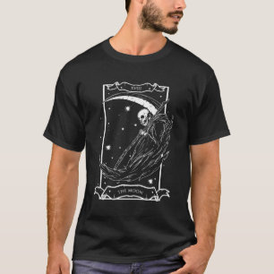 Camiseta Tarot Card O Estilo De Morte Da Lua Xviii