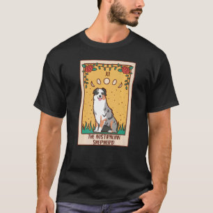 Camiseta Tarot Card Occult Magic Occultism Dog australiano