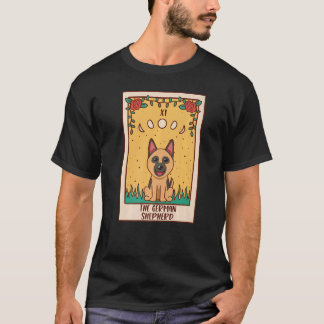 Camiseta Tarot Card  Occult Magic Occultism Dog German Shep