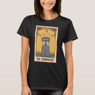 Camiseta Tarot Card Occulus Magic Occultism Dog Schnauzer