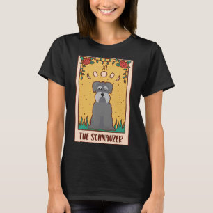 Camiseta Tarot Card Occulus Magic Occultism Dog Schnauzer
