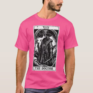 Camiseta Tarot Card Plague Médica Magic Occult Whit