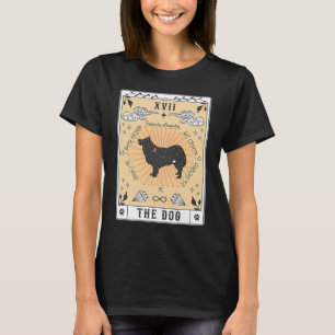 Camiseta Tarot Card The Dog islandês Sheepdog Celestial Sp