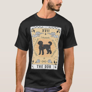 Camiseta Tarot Card The Dog Labradoodle Celestial Space Gal