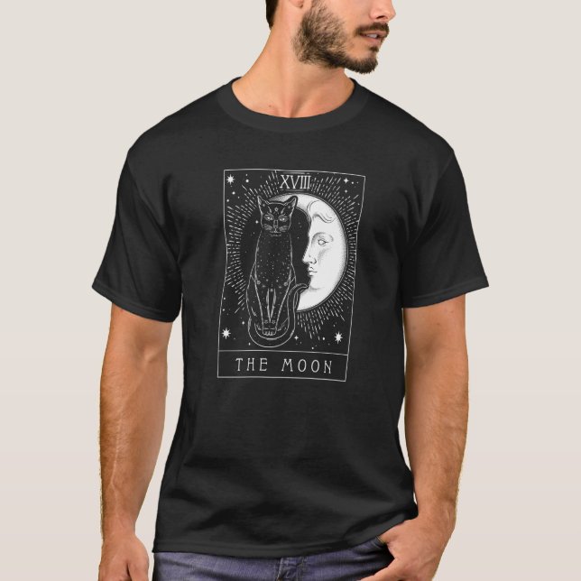 Camiseta Tarot Card XVIII, Lua (Frente)