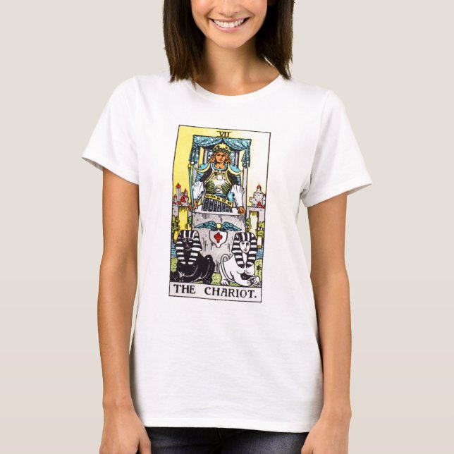 Camiseta tarot-chariot (Frente)