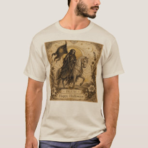 Camiseta Tarot Halloween da Morte Vintage