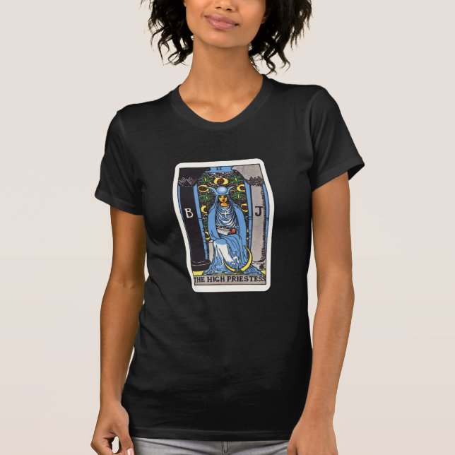Camiseta Tarot Hohepriesterin The Priestess Alta (Frente)