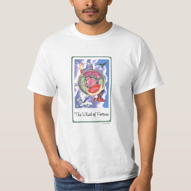 Camiseta Tarot T: Roda da fortuna (Frente)