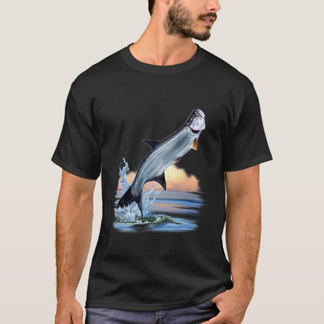 Camiseta Tarpon Fish Fresh Water Wildlife Hunting Fishing A (Frente)
