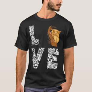 Camiseta Tarsier Love Leopard Philippine Animal Tarsier Mon