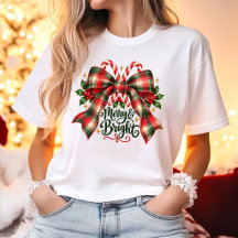 Tartan de Arco de Natal Alegre e Brilhante