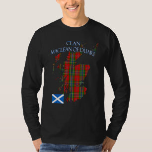 Camiseta Tartan do Clã Escocês MacLean de Duart Escócia