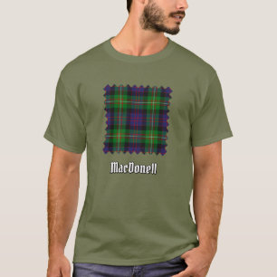 Camiseta Tartan do Clã MacDonell de Glengarry