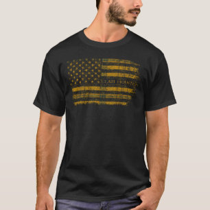 Camiseta Tartan escocês do clã Houston bandeira dos EUA kil
