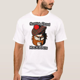 Camiseta Tartan Orgulhosamente Escocês do Clã MacKinnon