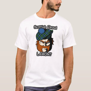 Camiseta Tartan orgulhoso escocês de Lamont do clã