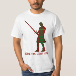 Camiseta Tartan real do Scottish de Cameron dos Kilts do