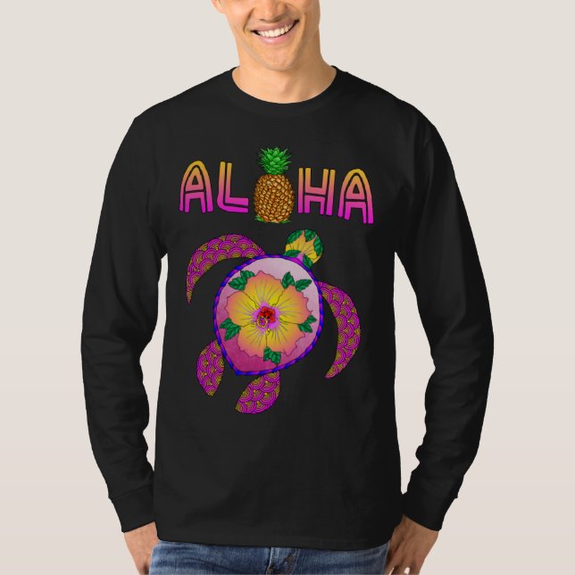 Camiseta Tartaruga Aloha Honu Havaí (Frente)