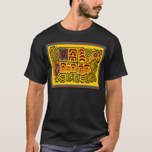 Camiseta Tartaruga Andante da Tribo Cuna Indiana
