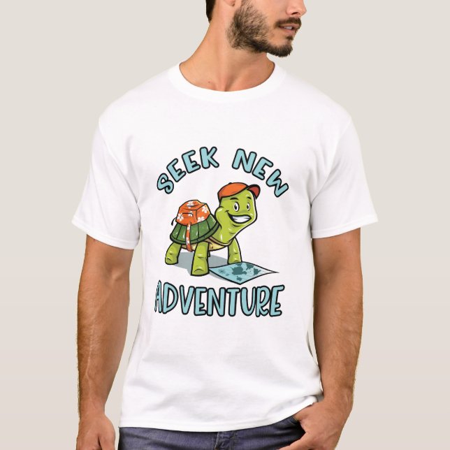 Camiseta Tartaruga Aventureira (Frente)