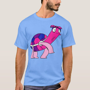 Camiseta Tartaruga Bissexual LGBT-Q Animal Fofo Bandeira do