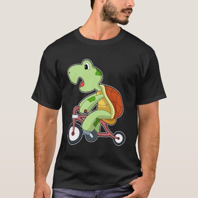 Camiseta Tartaruga com Bicicleta (Frente)