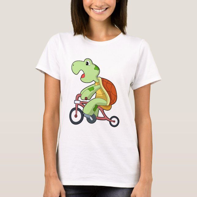 Camiseta Tartaruga com Bicicleta (Frente)