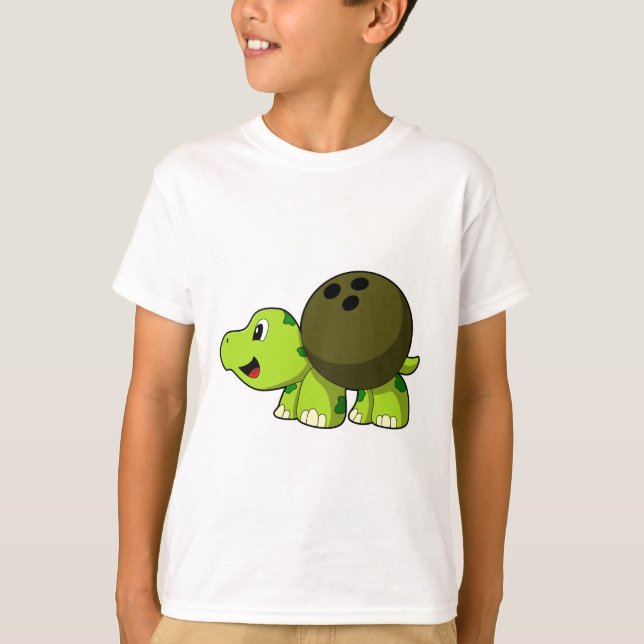 Camiseta Tartaruga com Boliche (Frente)