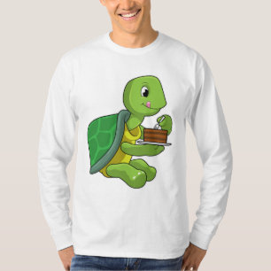 Camiseta Tartaruga com Bolo
