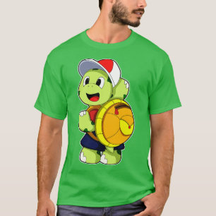 Camiseta Tartaruga com Boné de Mochila