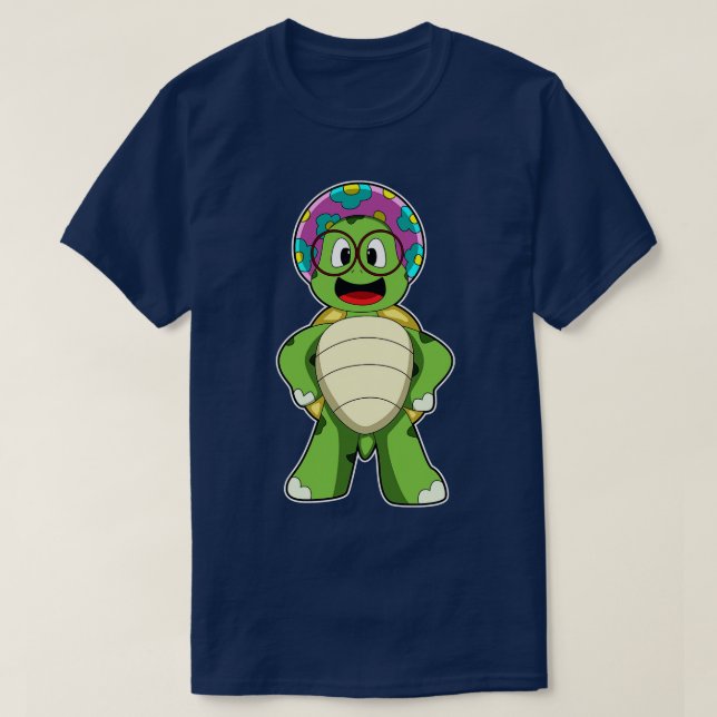 Camiseta Tartaruga com chapéu (Frente do Design)