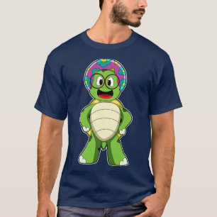 Camiseta Tartaruga com chapéu