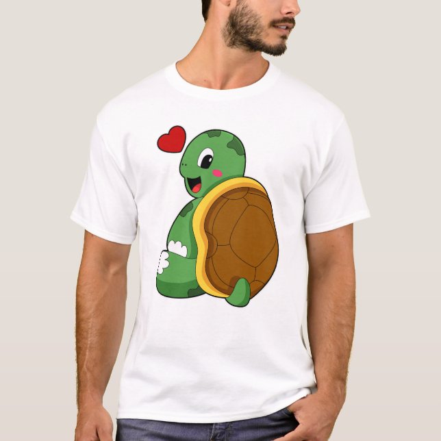 Camiseta Tartaruga com Coração (Frente)