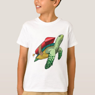 Camiseta Tartaruga com foguete