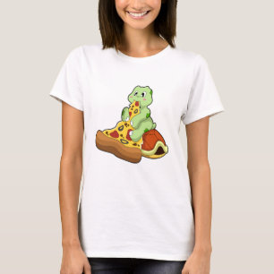 Camiseta Tartaruga com pizza