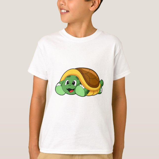 Camiseta Tartaruga com Shell como Blanket (Frente)
