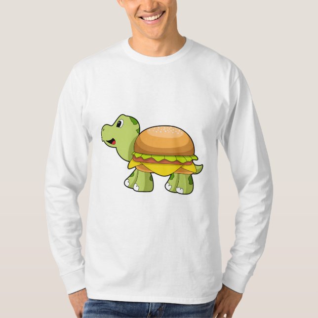 Camiseta Tartaruga com Shell como Burger.PNG (Frente)