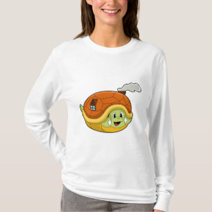Camiseta Tartaruga com Shell como Casa