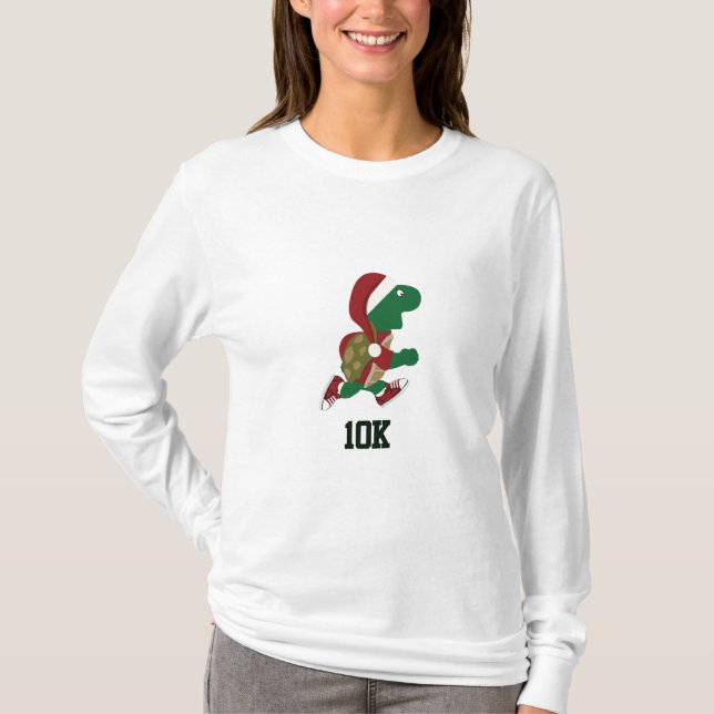 Camiseta Tartaruga Corrente de Natal 10K (Frente)