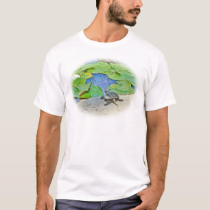 Camiseta Tartaruga de agarramento comum - serpentina do