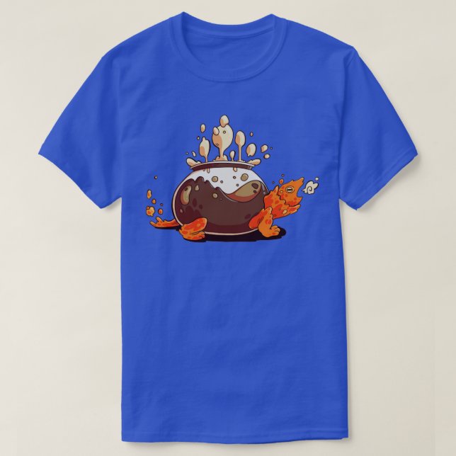 Camiseta Tartaruga de café (Frente do Design)