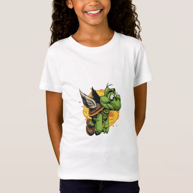 Camiseta Tartaruga de Cartoon (Frente)