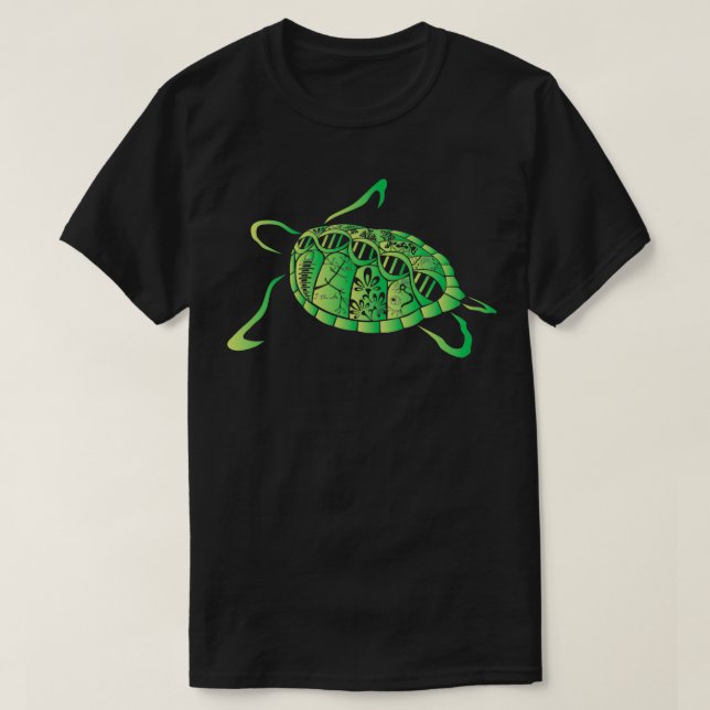 Camiseta Tartaruga de Ciências Biológicas (Frente do Design)