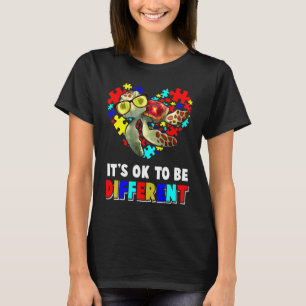 Camiseta Tartaruga de conscientização sobre autismo É Ok Se
