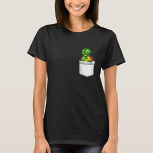 Camiseta Tartaruga De Estimação Animal Fofo Gráfico Pet