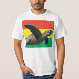 Camiseta Tartaruga de Havaí da reggae de Oahu da baía de