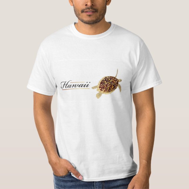 Camiseta Tartaruga de mar verde de Havaí (Frente)