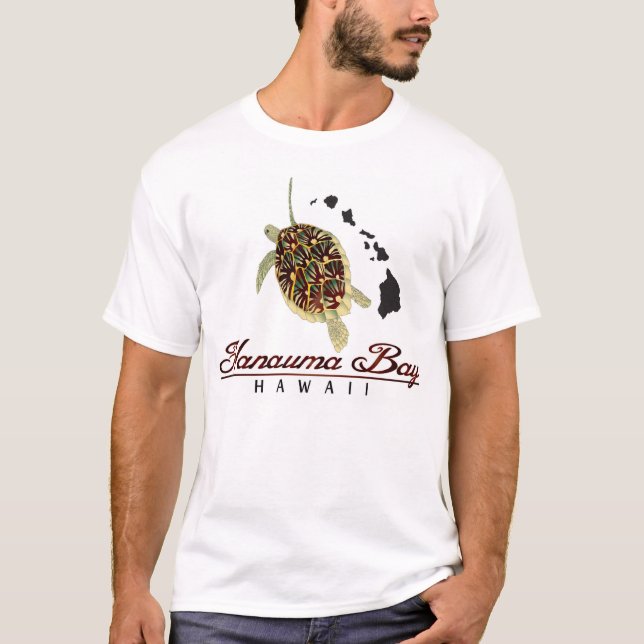Camiseta Tartaruga de mar verde de Havaí (Frente)