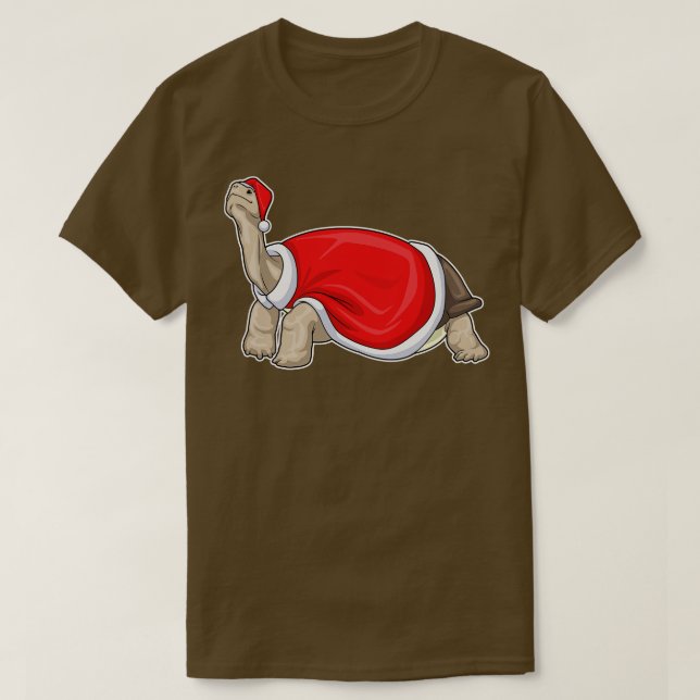 Camiseta Tartaruga de natal (Frente do Design)